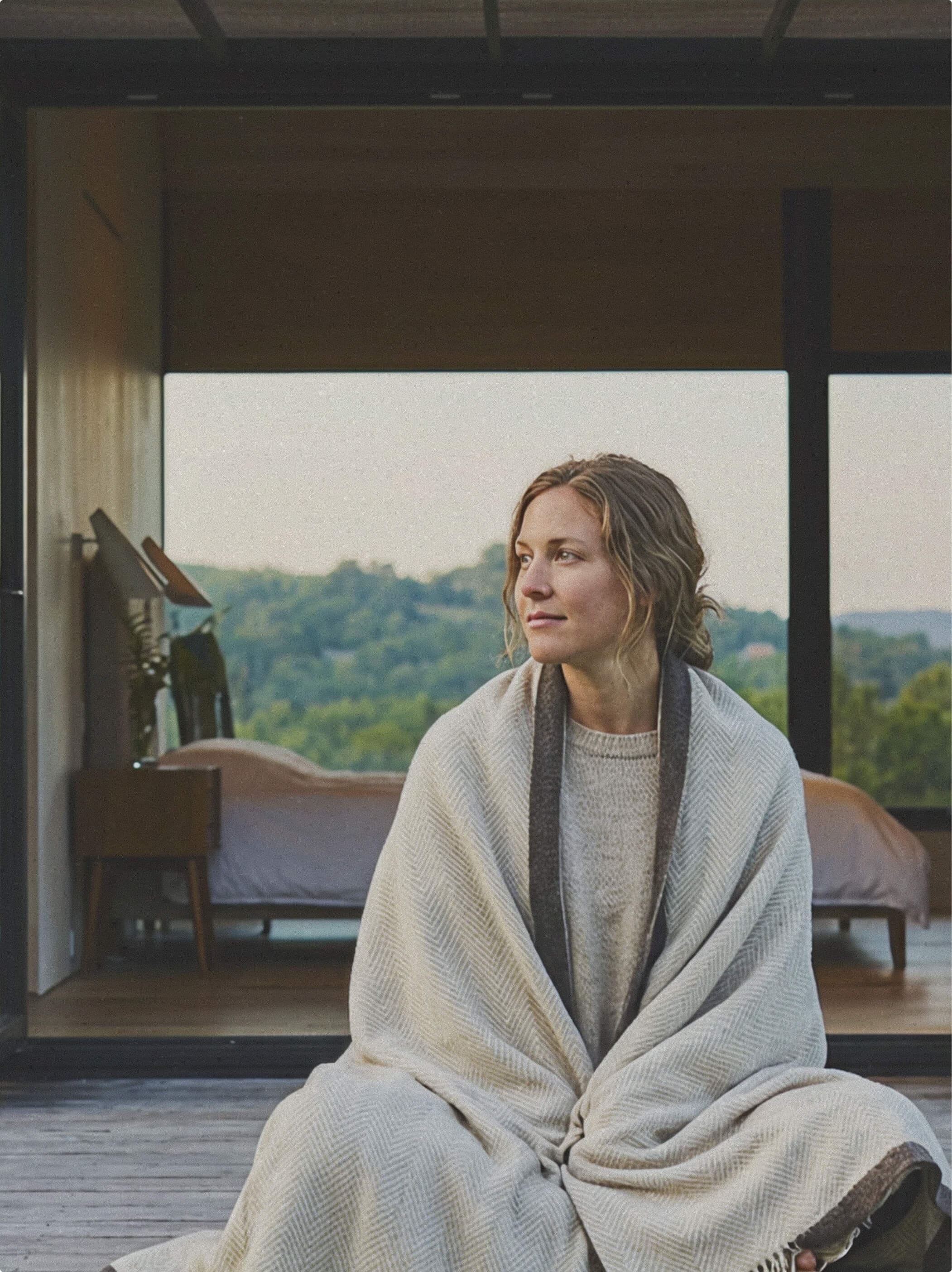 Asam Grandy Cashmere & Peace Silk Throw