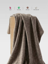 Barpak Peace Silk & Wool Throw