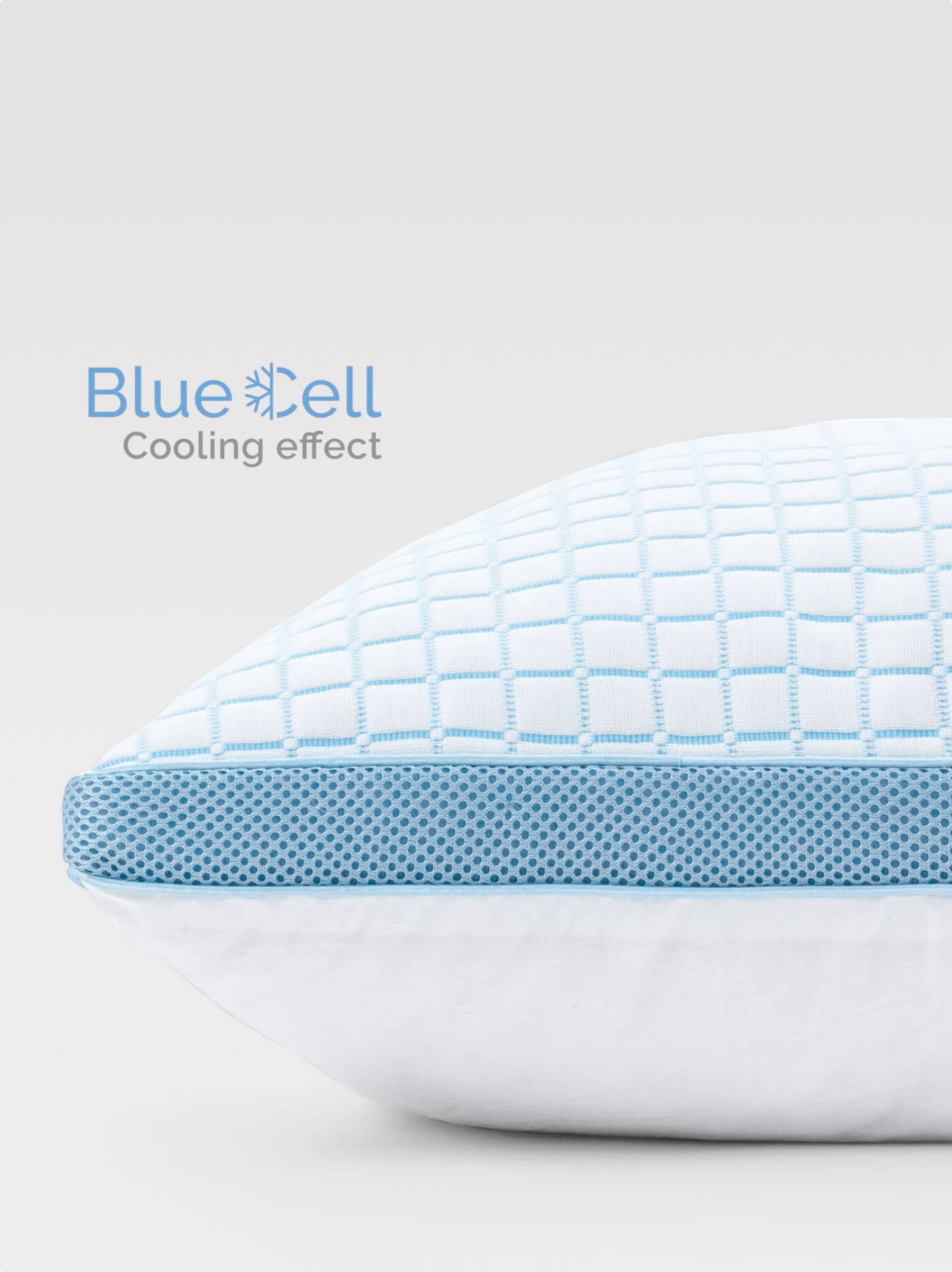 Cooling Microgel Pillow 3D BlueCell Tech