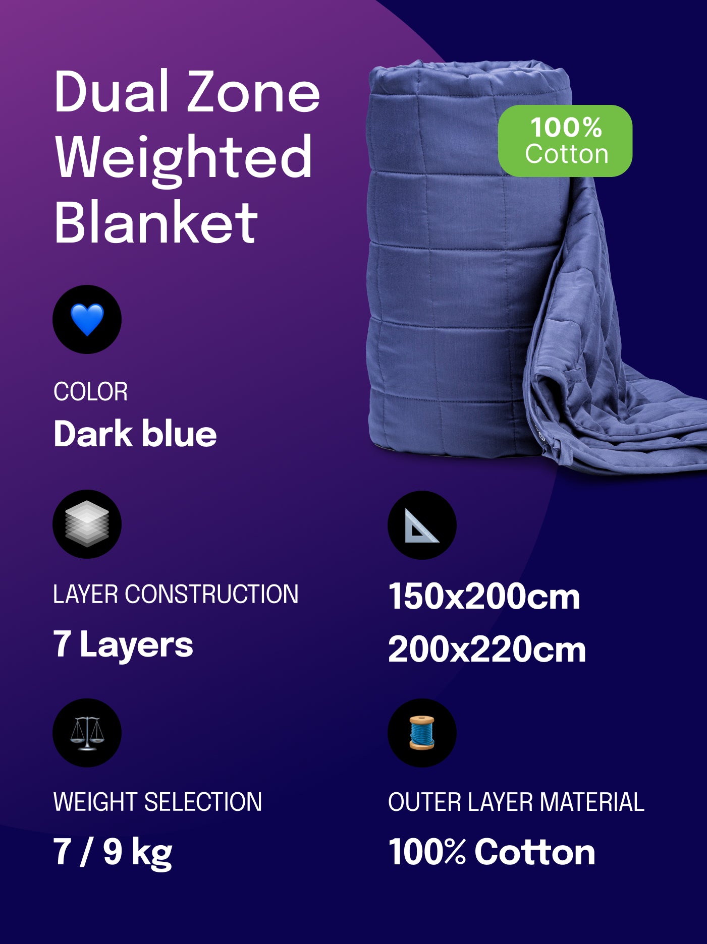 Cotton Weighted Blanket