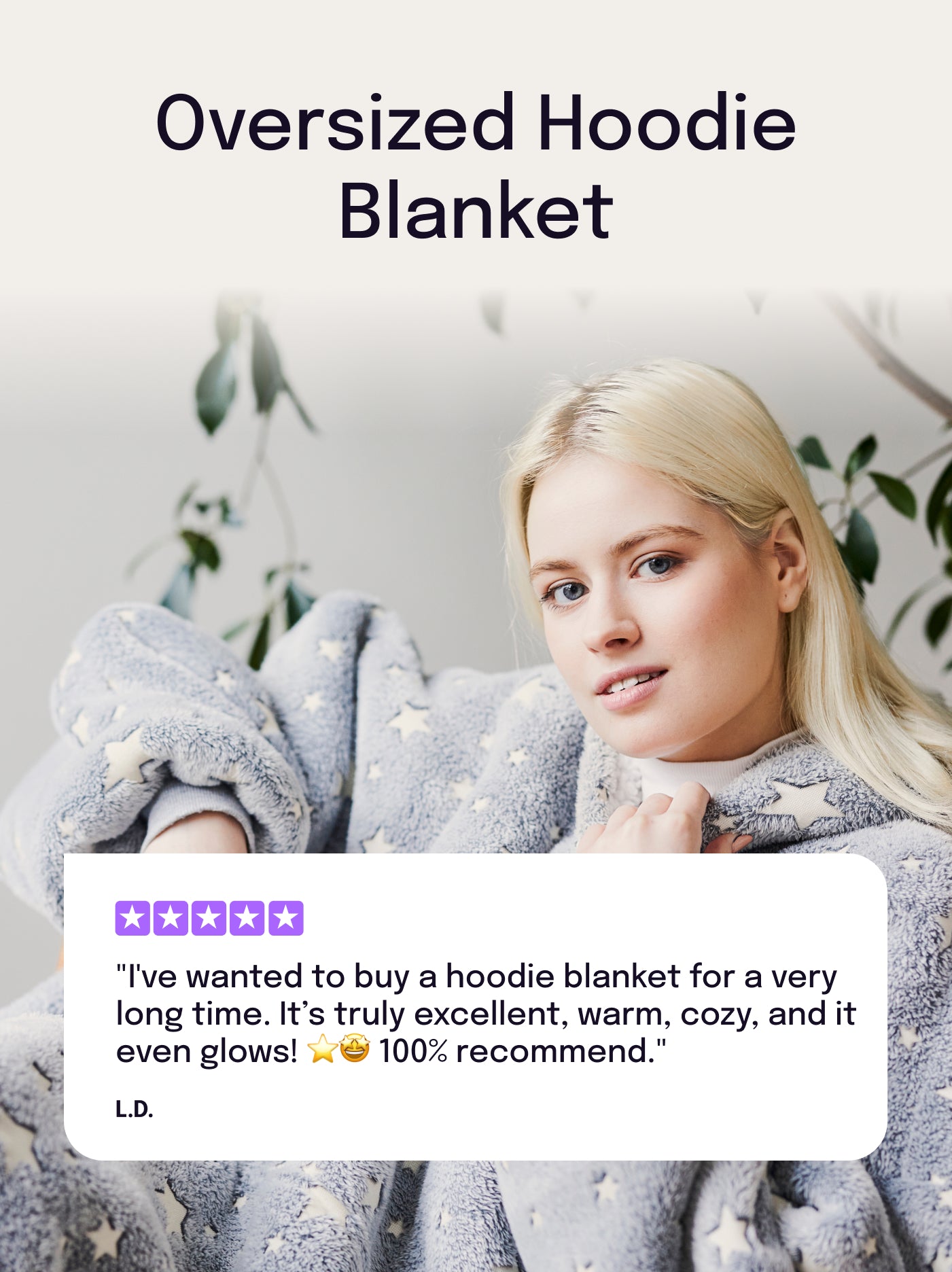 Oversized Hoodie Blanket