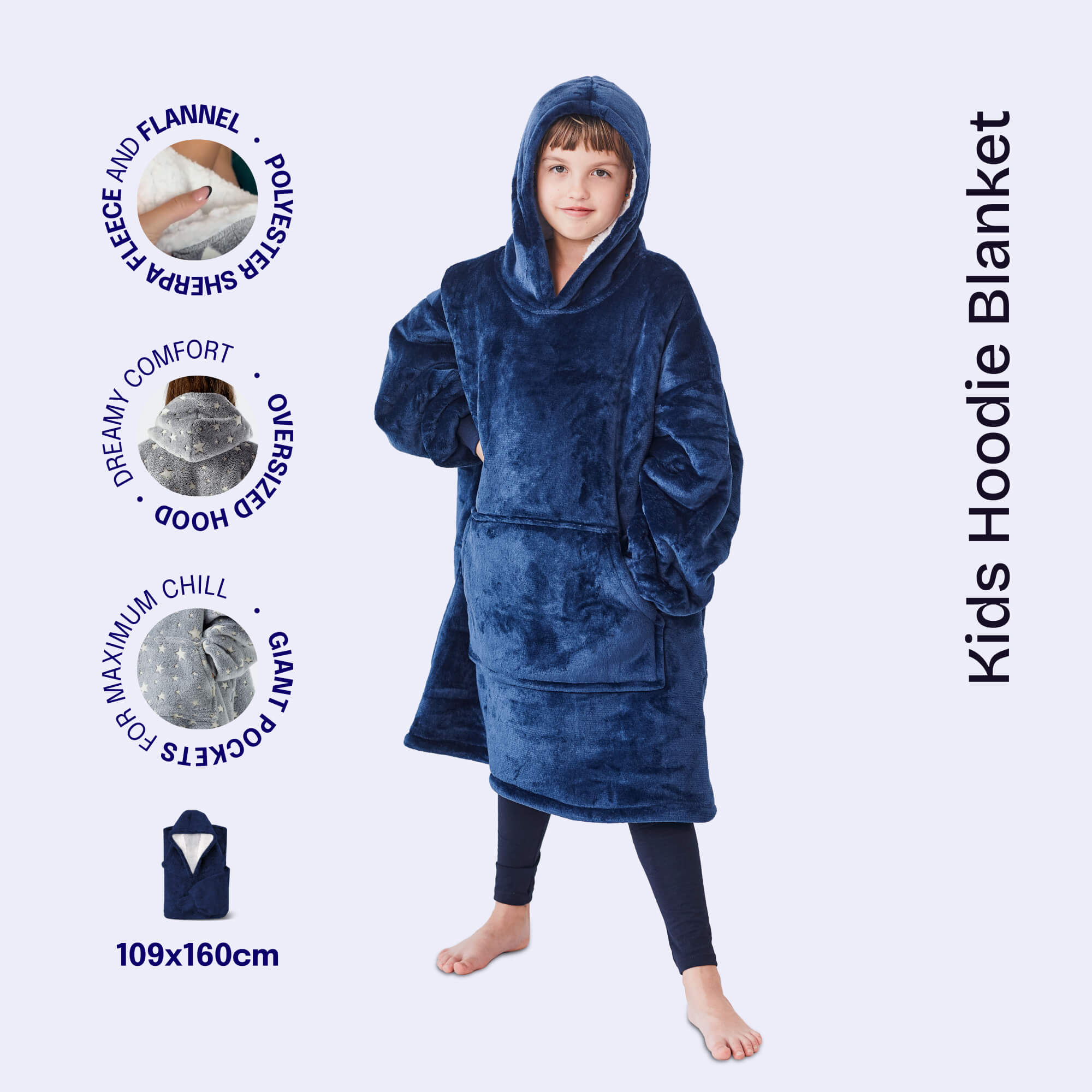 Kids Hoodie Blanket