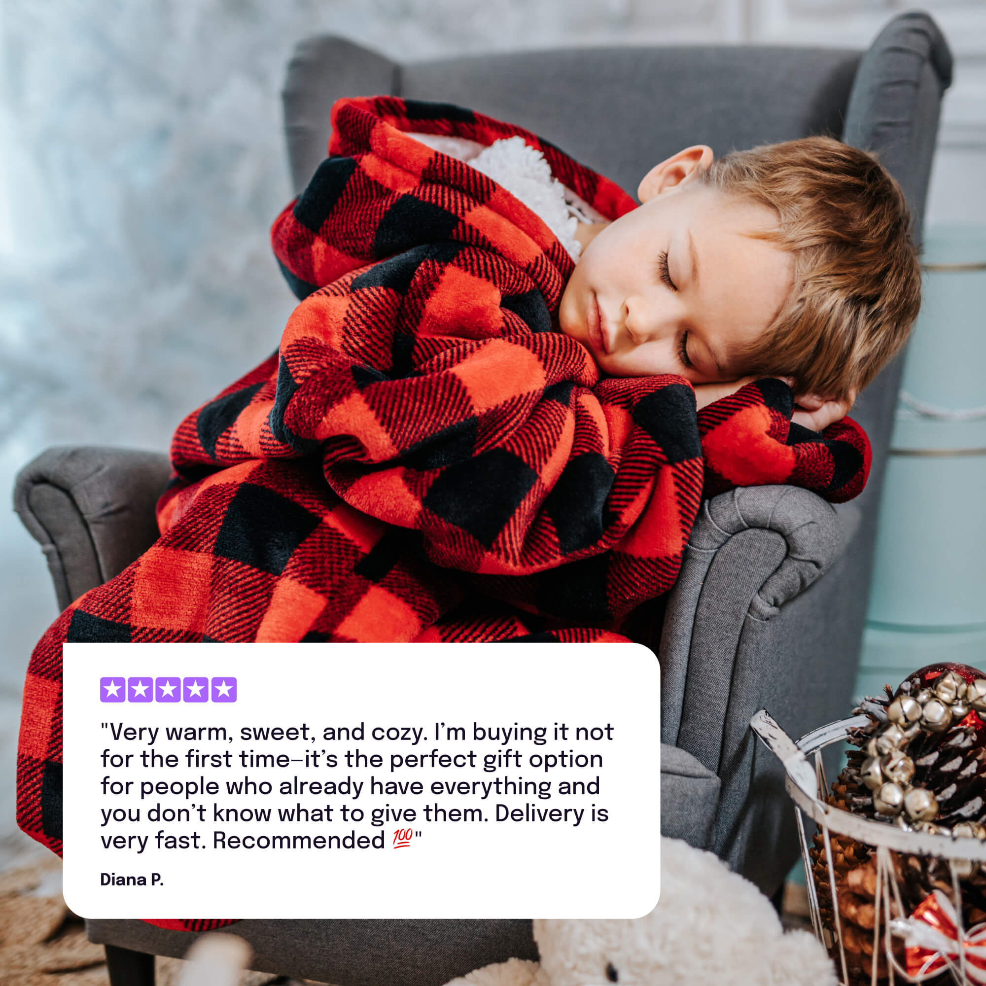 Kids Hoodie Blanket