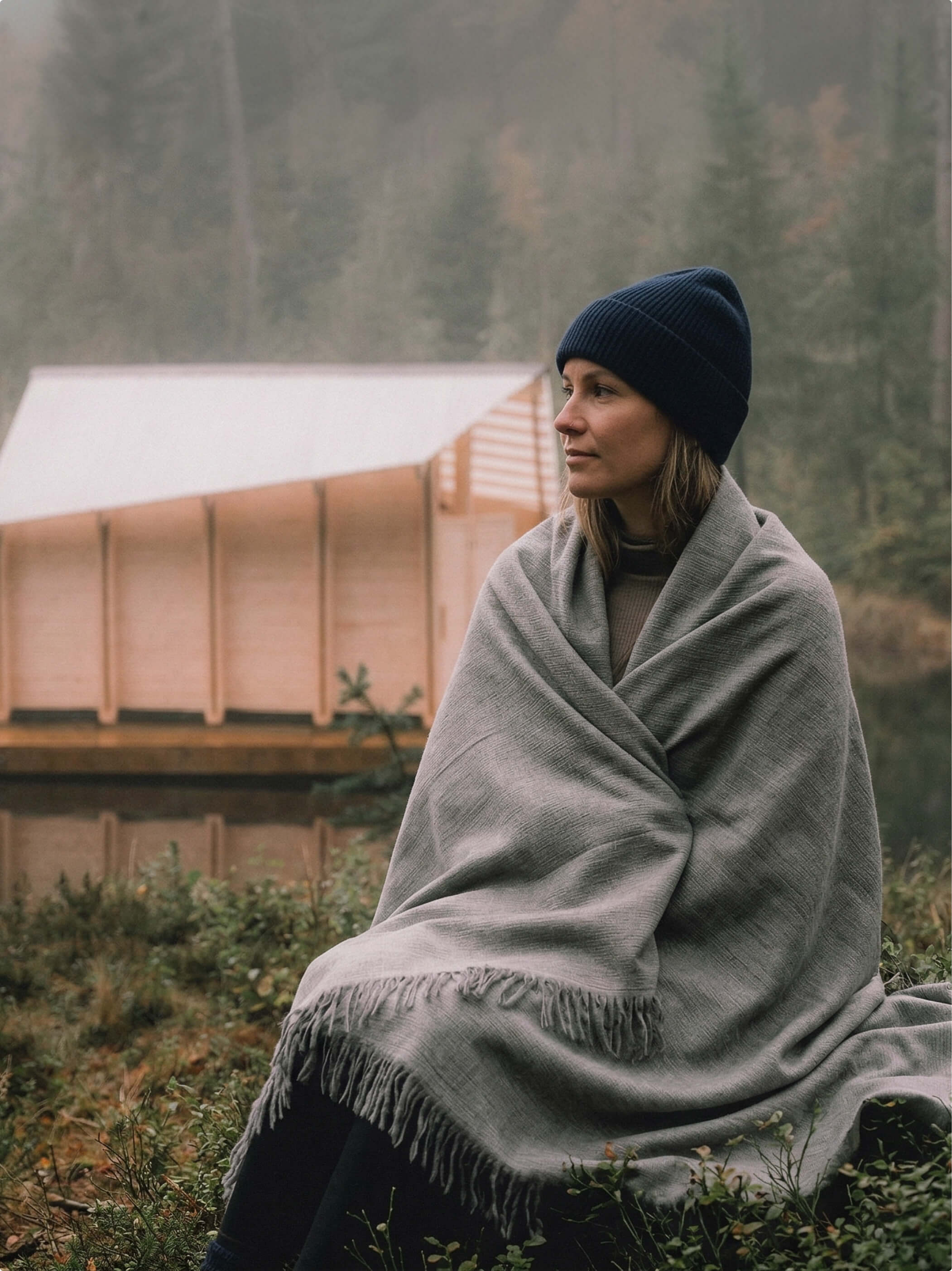 Kailash LW Mongolian Wool Throw