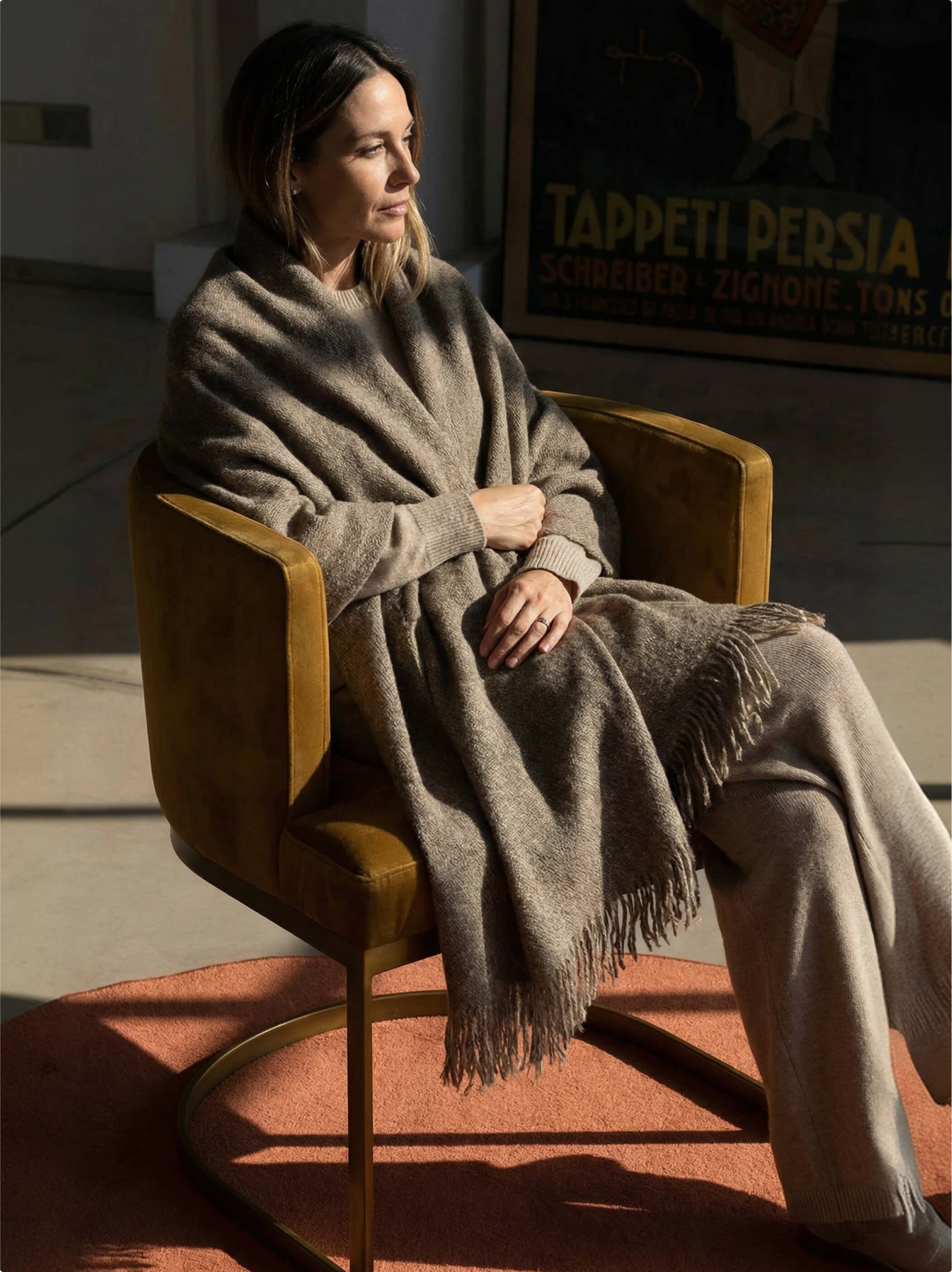 Kailash HW Mongolian Wool Throw