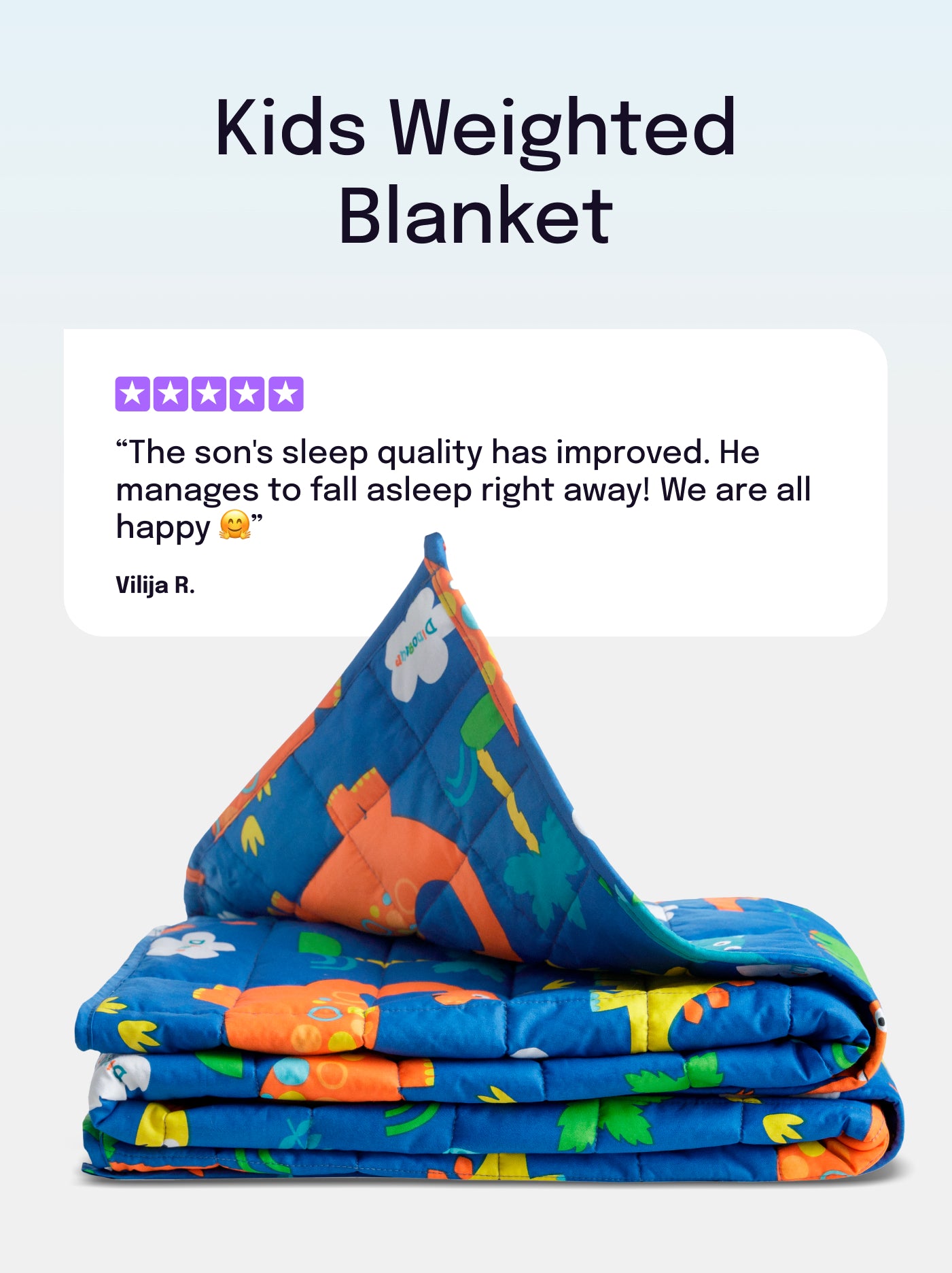 Kids Weighted Blanket with cover