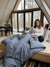 Linen Weighted Blanket Set
