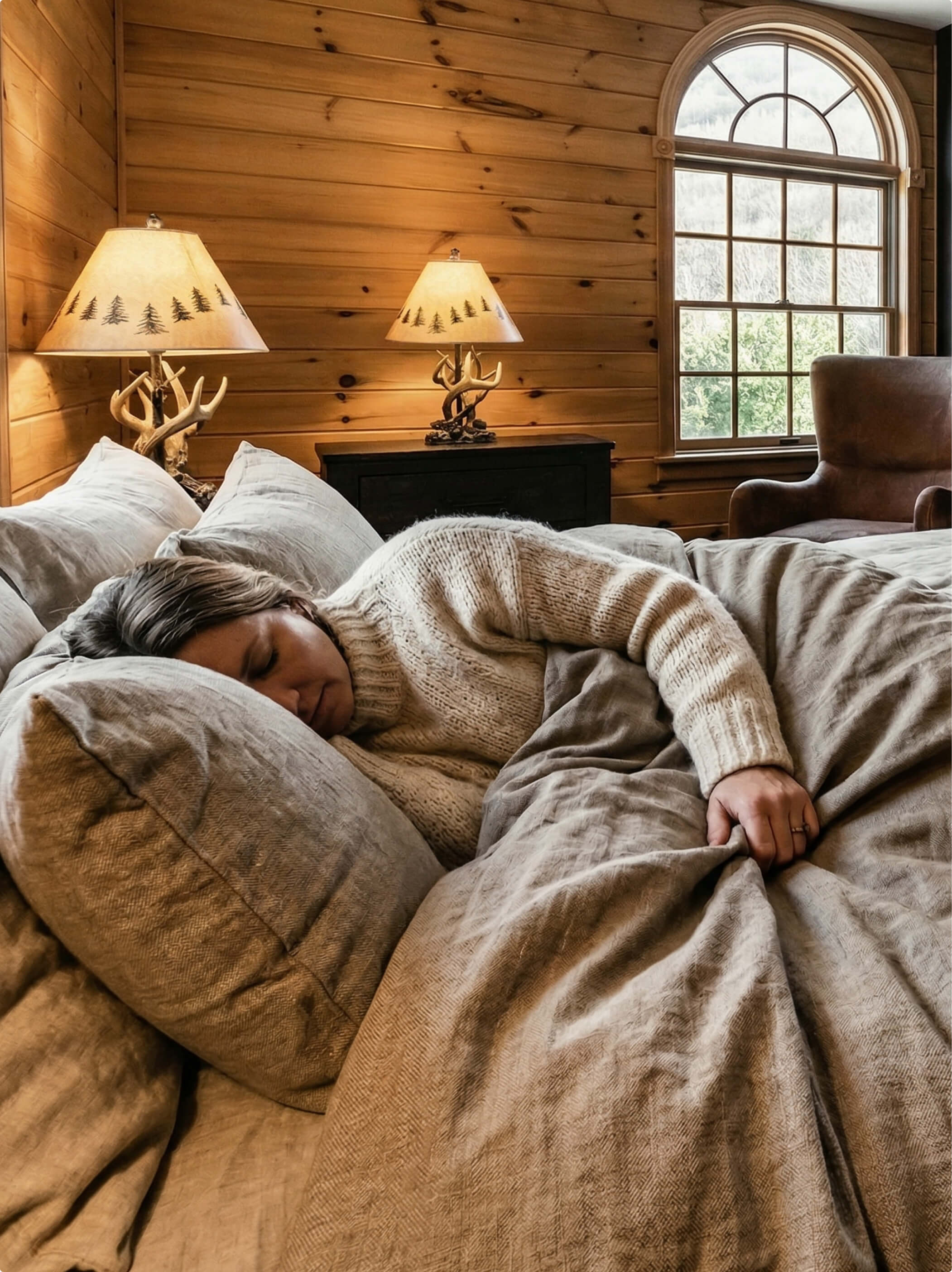 Linen Weighted Blanket Set