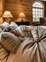 Linen Weighted Blanket Set