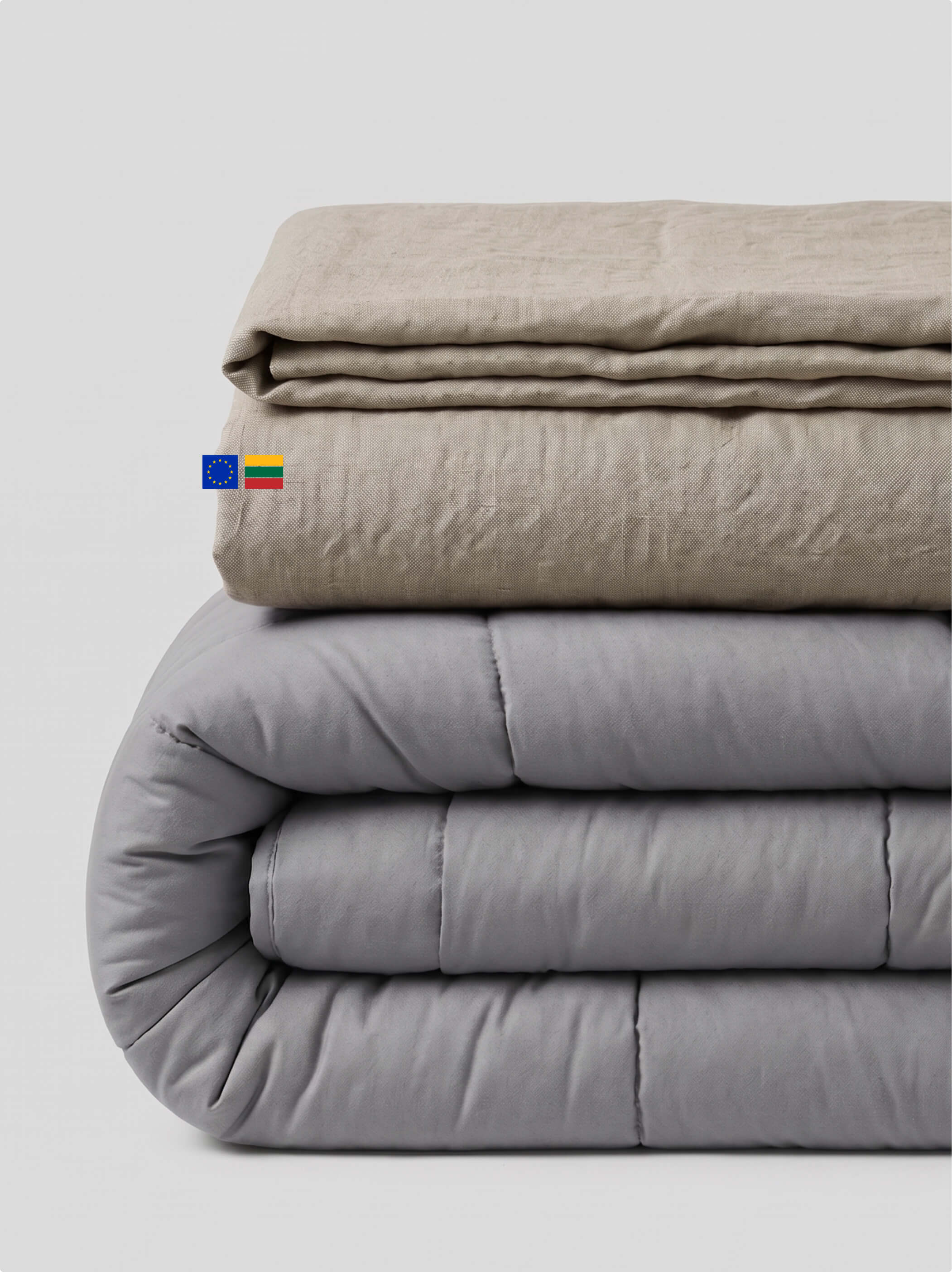 Linen Weighted Blanket Set