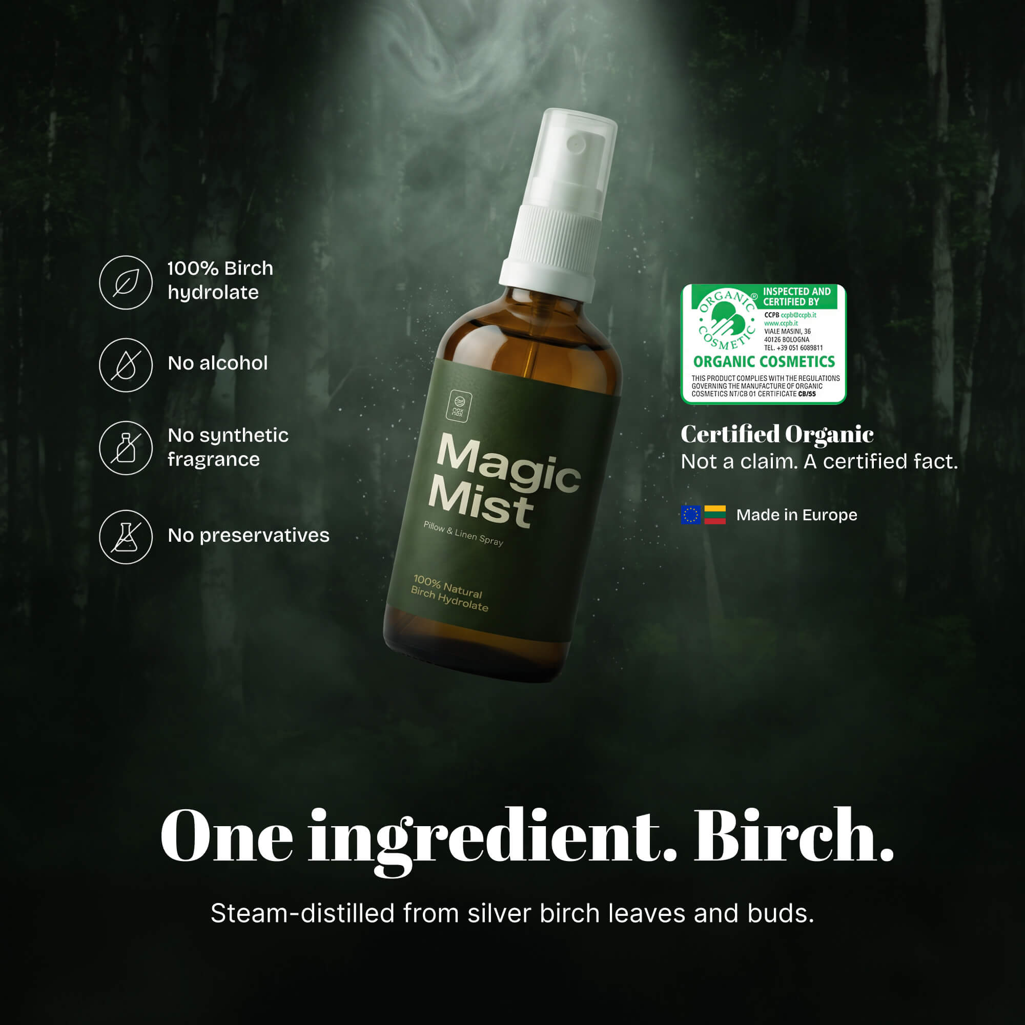 Organic Birch Pillow & Bedding Spray