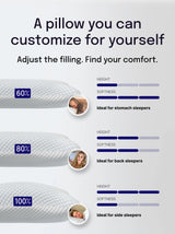 NOXNOX® Adjustable Ergonomic Pillow