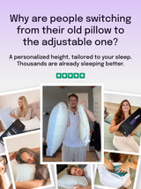 NOXNOX® Adjustable Ergonomic Pillow
