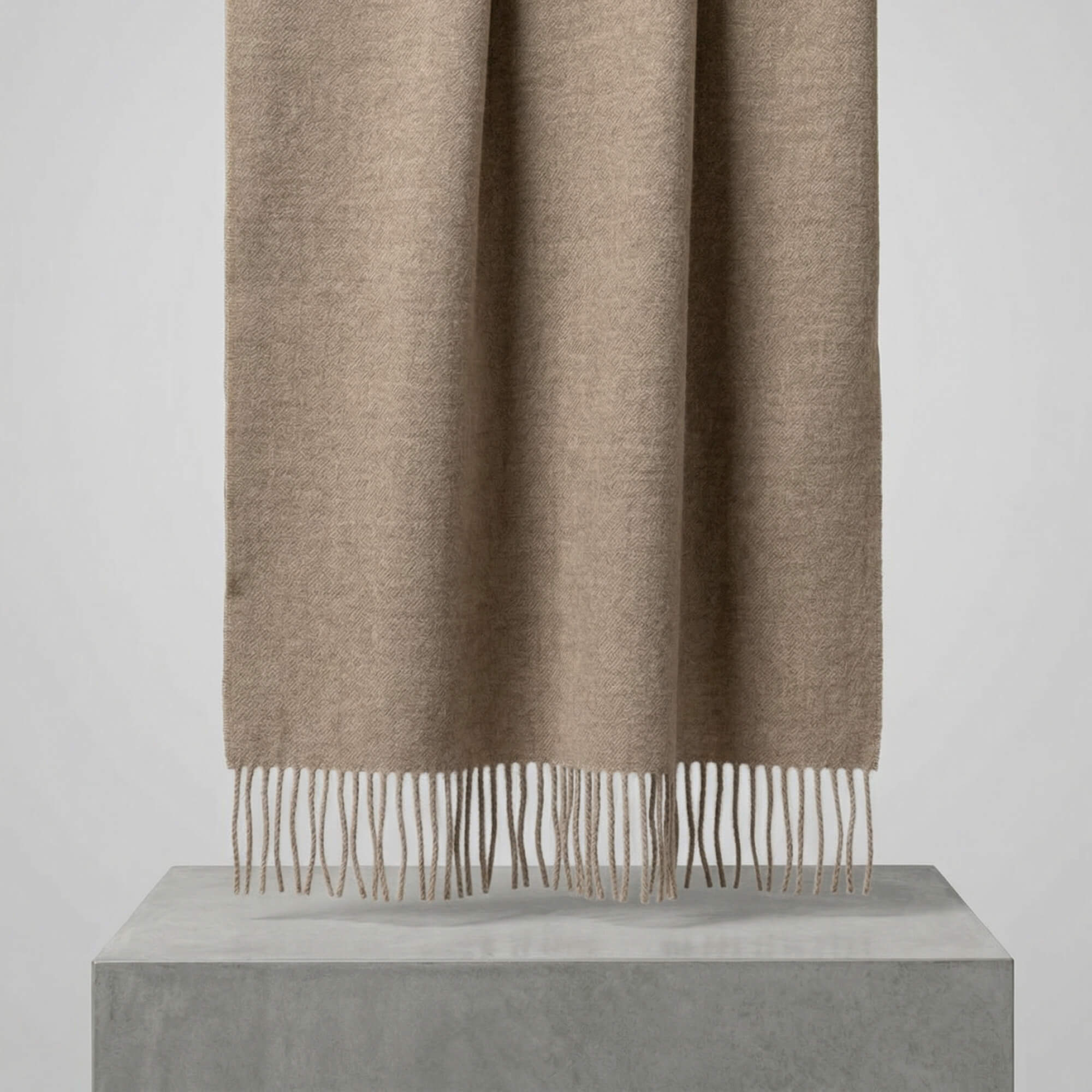 Baby Alpaca Throw Natural