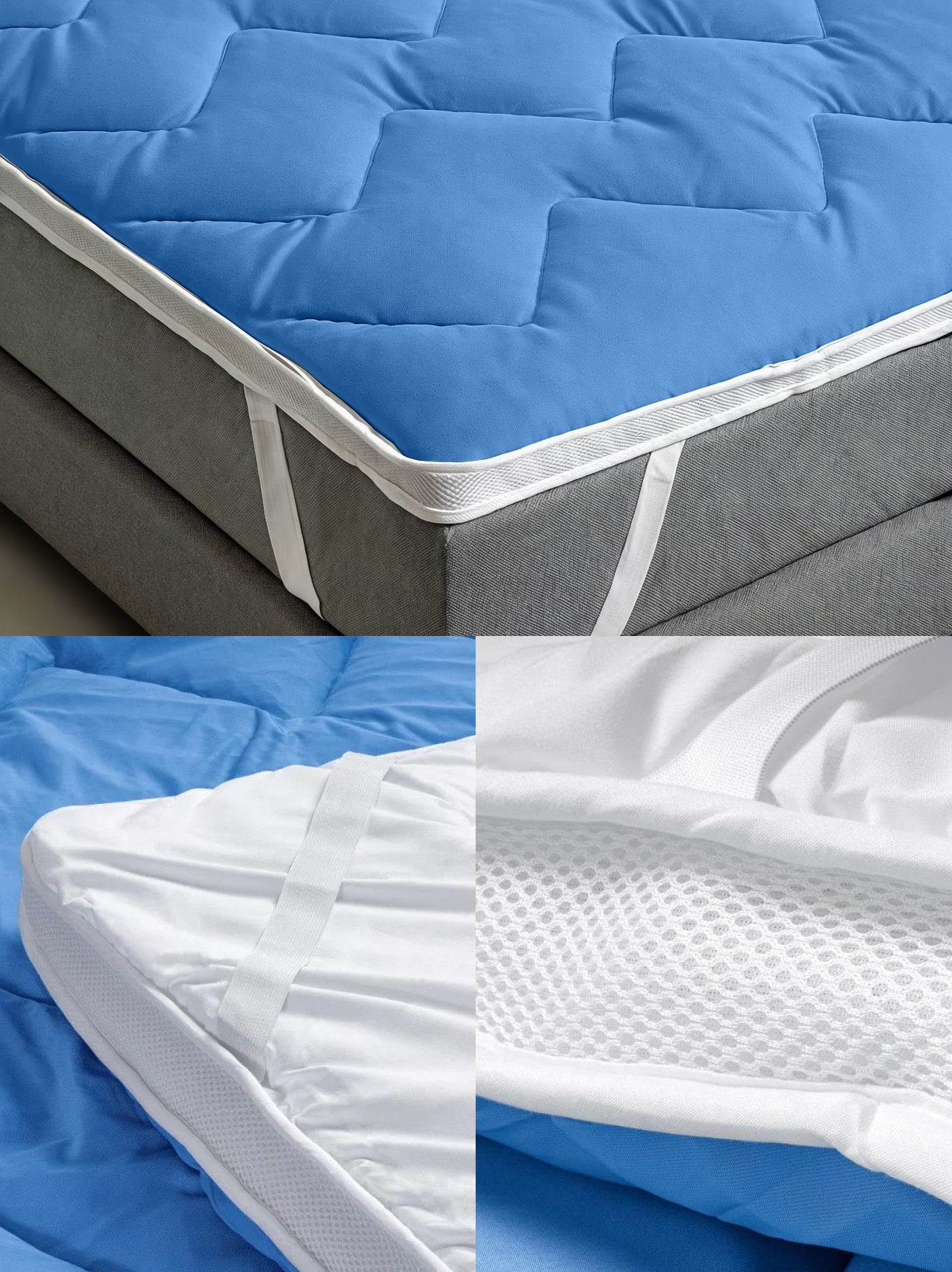 Cooling mattress Topper 3D Bluecell