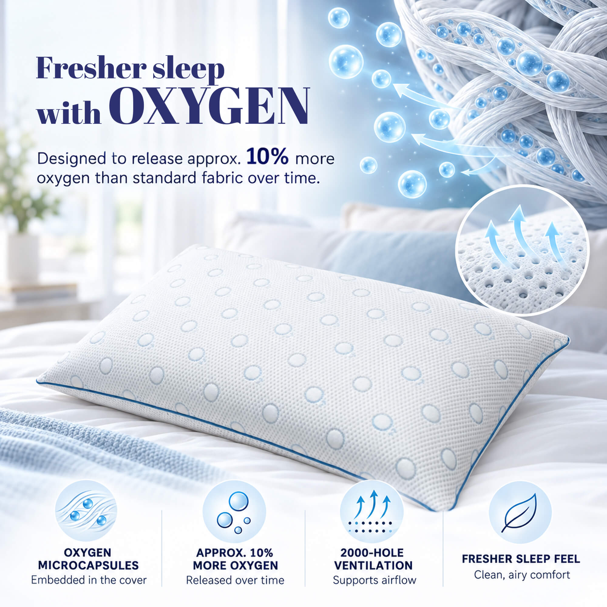 Viscospring Oxygen Pocket Spring Pillow