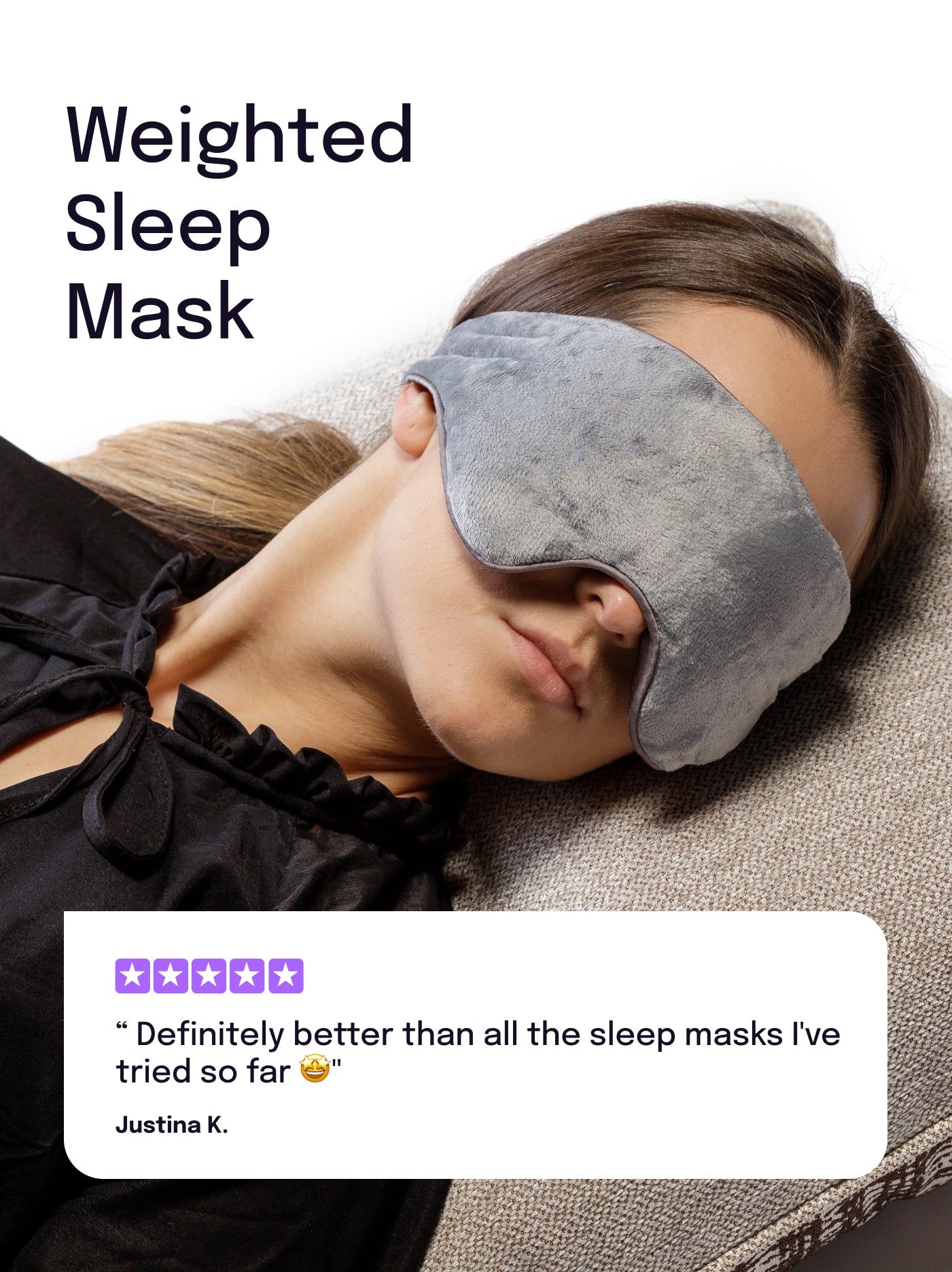 Weighted Sleep Mask
