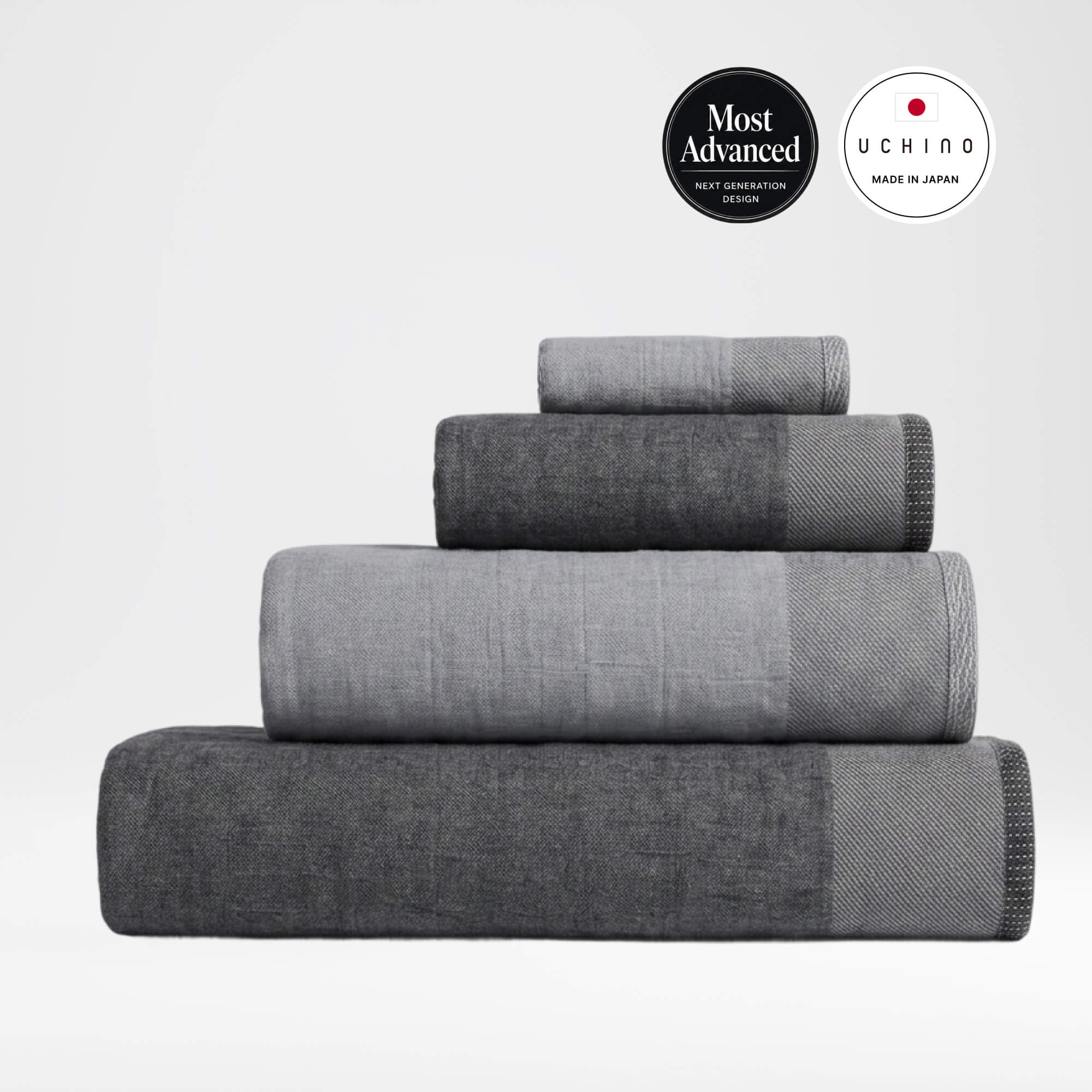 ZEN Charcoal Gauze & Pile Towel